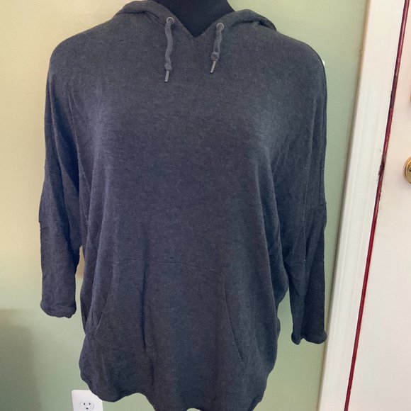Grey Hoodie Tunic Women's Large - Picture 1 of 6